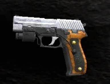 SIG P226 - White with Black and Brown