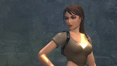 'Tomb Raider Legend' Lara Croft Replacing Sheva BSAA