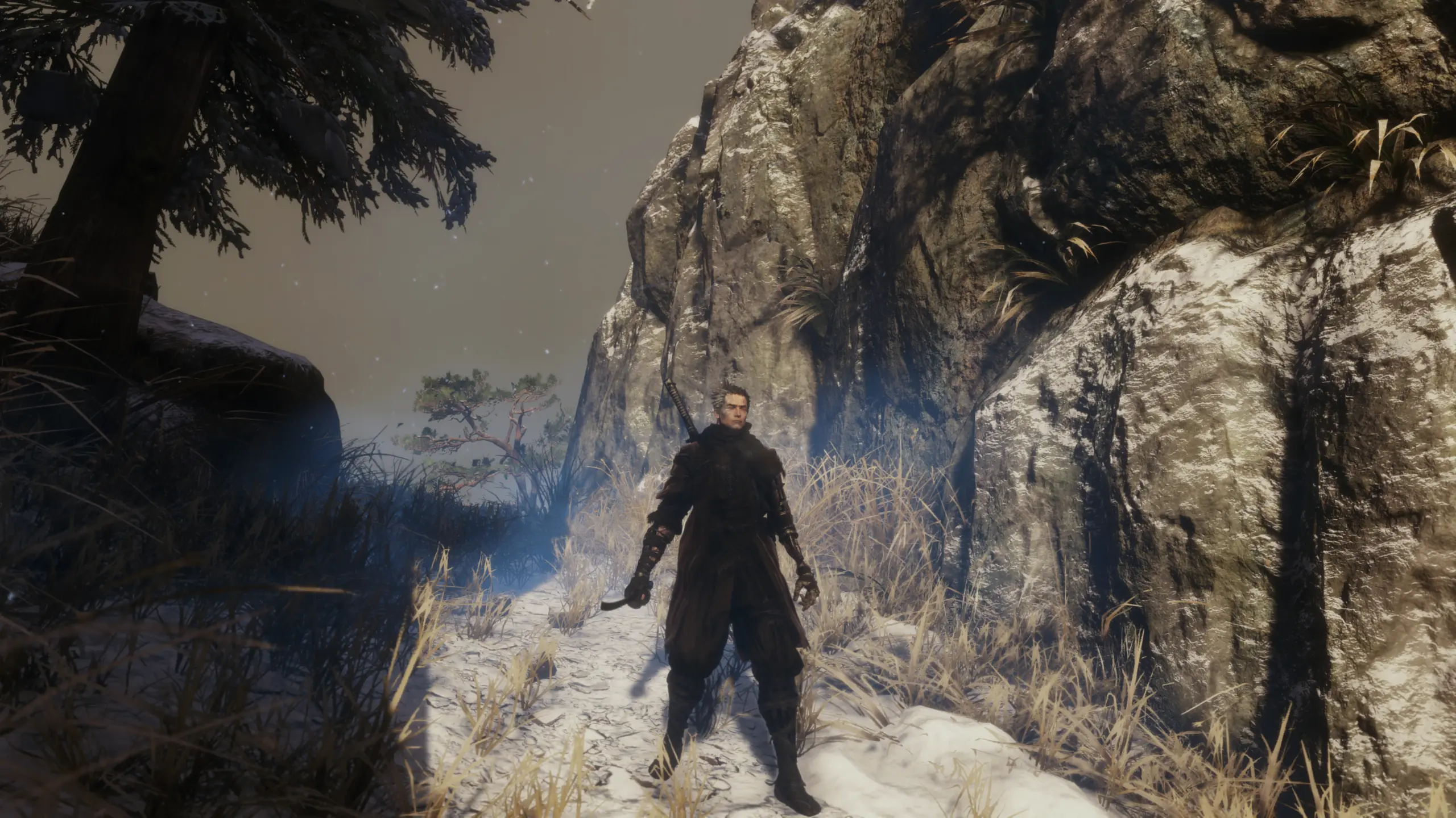 Full Black Sekiro Coat Robe And Weapons At Sekiro Shadows Die Twice   1394 1680206312 978116369 