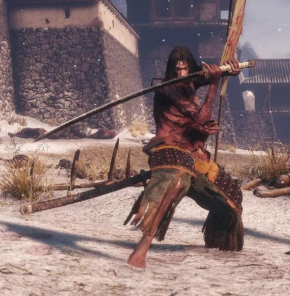 Black Mortal Blade Re-positioned Sheathe for Genichiro Skin 2 at Sekiro ...