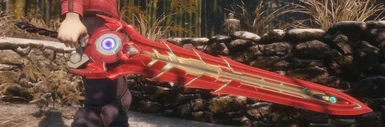 Lucky 7 in red blade