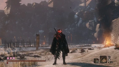 Berserker armor with cape (physic)