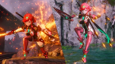 Pyra character model from Xenoblade Chronicles 2
