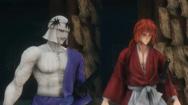 Kenshin and Shishio
