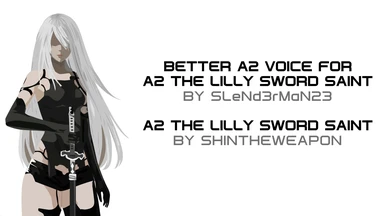 A2 Better Voice Replacement for A2 the Lily Sword Saint Mod