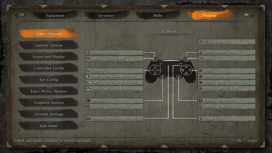 Touch pad version: game controls