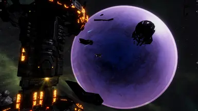 A planet generated by the game