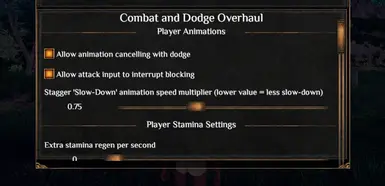 Dodge modern combat overhaul