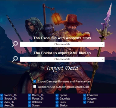 Outward Excel Import Tool