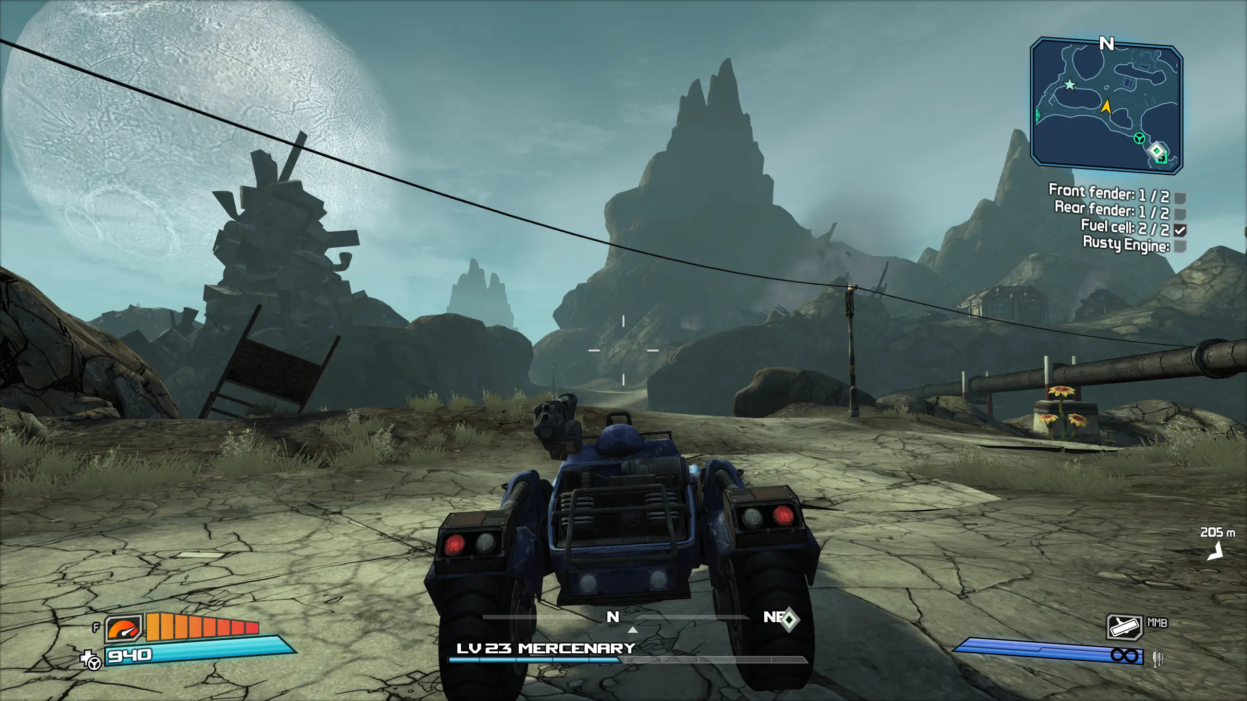 Disable Cell Shading (Black Outlines) at Borderlands Game of the Year