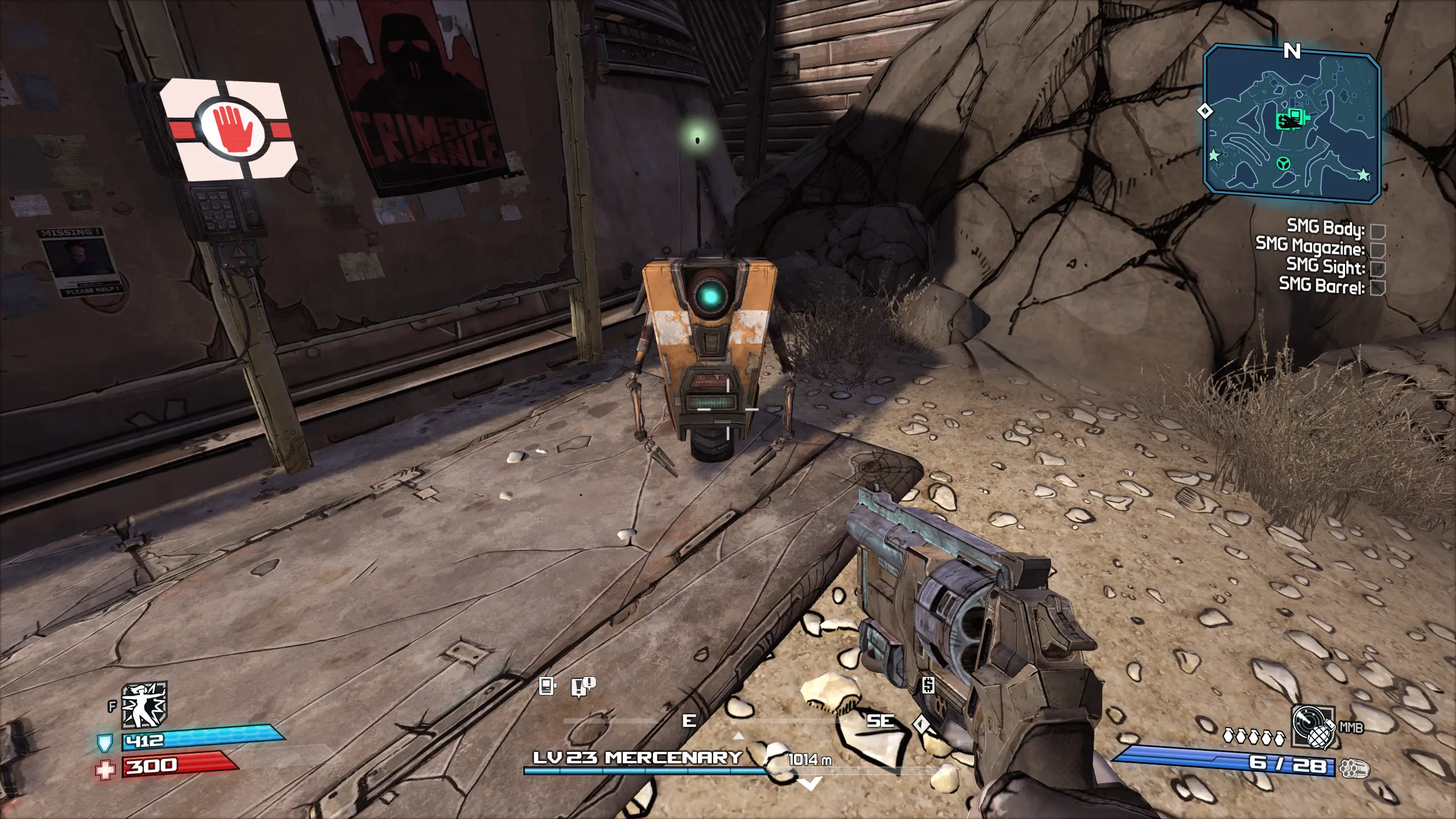 Disable Cell Shading (Black Outlines) at Borderlands Game of the Year