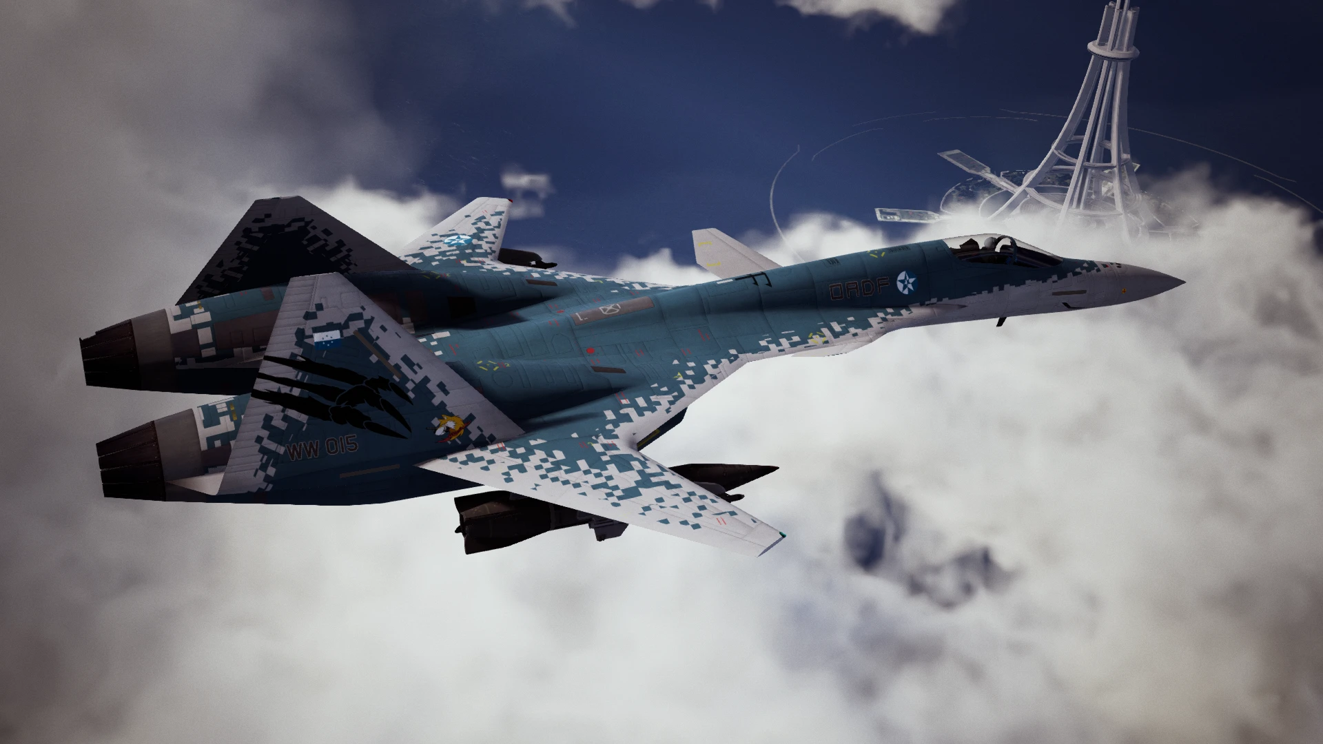 ADFX-01 - Digital White Shark at Ace Combat 7: Skies Unknown Nexus ...