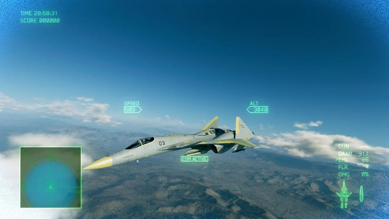 ADFX-01 with Fixed IEWS and IEWS to EML at Ace Combat 7: Skies Unknown ...