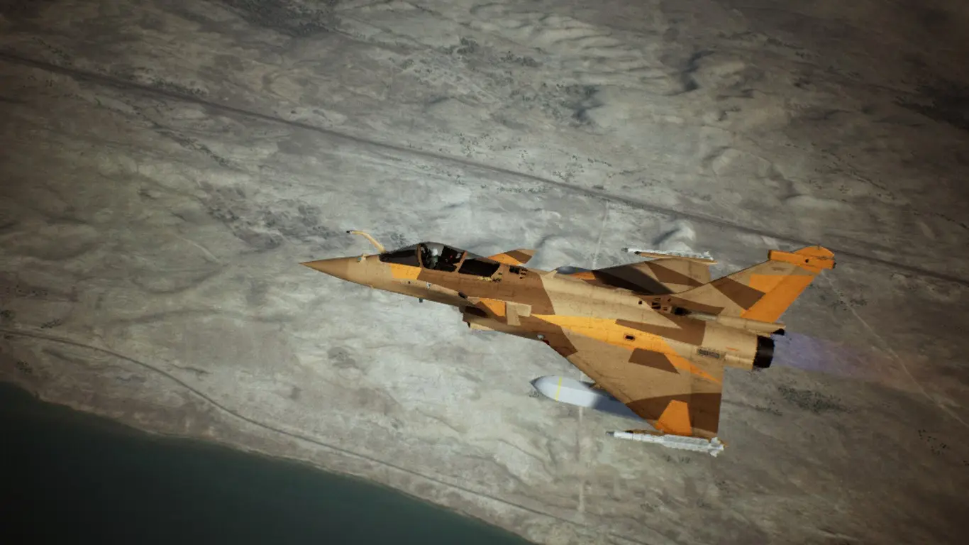 Rafale M -Desert Splinter- at Ace Combat 7: Skies Unknown Nexus - Mods ...