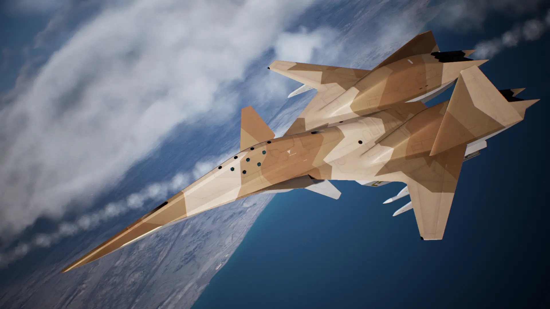 ADF-01 FALKEN - Desert Camouflage at Ace Combat 7: Skies Unknown Nexus ...