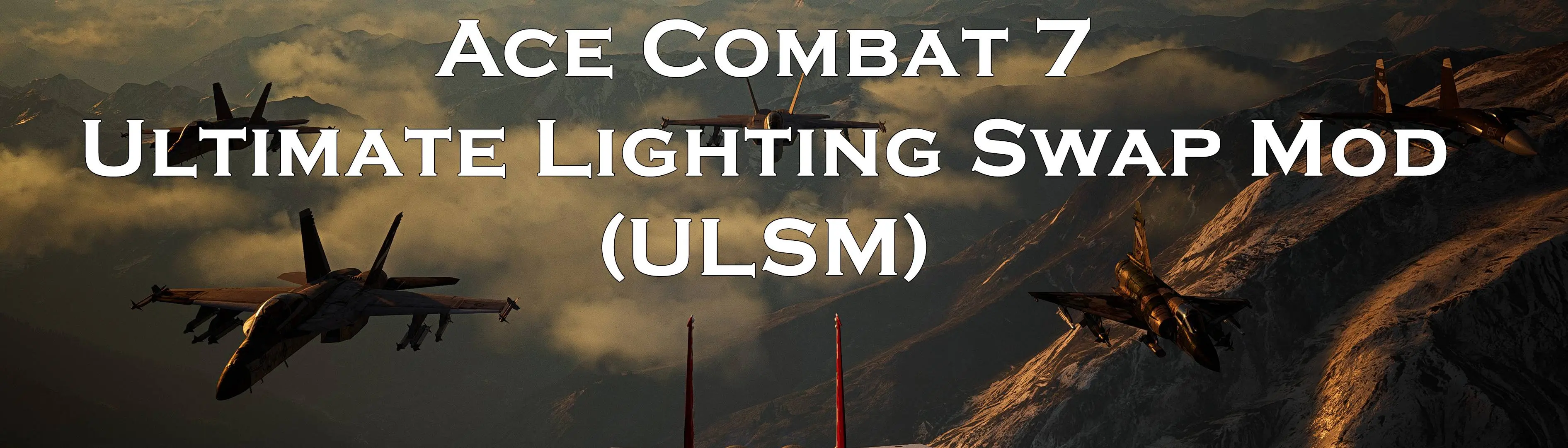 Mission 6 -Long Night- Lighting Mod at Ace Combat 7: Skies Unknown