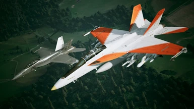 FA-18F Super Hornet - Prototype Orange