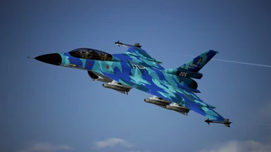 F-16XL -Blue Flora- at Ace Combat 7: Skies Unknown Nexus - Mods and ...
