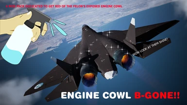 Su-57 Felon - ENGINE COWL B-GONE