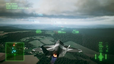 Ace Combat 7  Su-75 Checkmate Gameplay [MOD] 