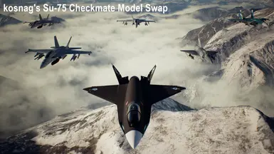 Su-75 Checkmate Model Swap Skin Pack