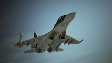 Fully animated Kh-59M cruise missile as LACM with APK-9E datalink pod VisMod for Su-30M2