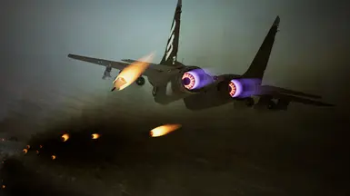 MiG-29A with B-8M1 rocket pods