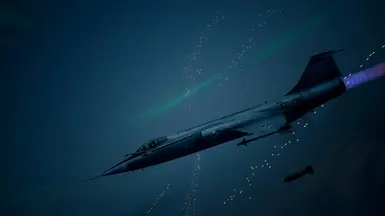 F-104C with M-117 heavy unguided bomb