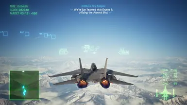 Mission 3 but it takes place over Waiapolo Mountains at Ace Combat 7 ...