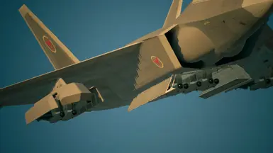 FB-22 Strike Raptor With Pods At Ace Combat 7: Skies Unknown Nexus ...