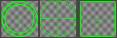 Reticle pack for EML TLS and PLSL