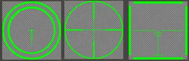 Reticle pack for EML TLS and PLSL