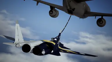 Refuel in progress.