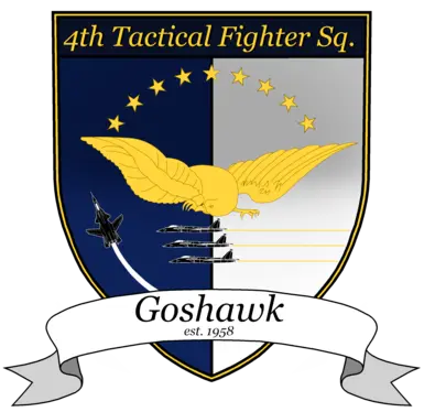 Goshawk Squadron's insignia.