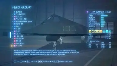 F-117A in Hangar