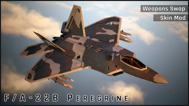 FA-22B Peregrine (Skin Slot and Weapons Swap)
