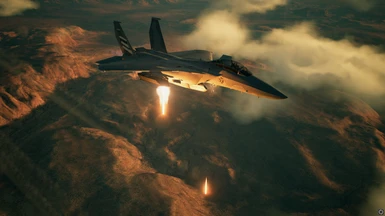 A Spare squadron F-15SX firing its ADMMs.
