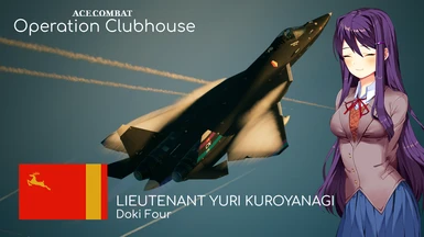 Operation Clubhouse (DDLC x Ace Combat 7) - Doki Four (Su-57)