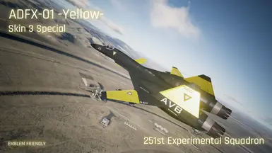 Avis Rapida: Aquila - Yellow 13 (Ace Combat 4) Skin v 2.0.0 - Unlucky 13  Update Skin Mod für Avis Rapida