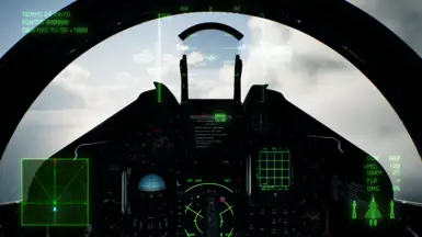 Cockpit during day time missions