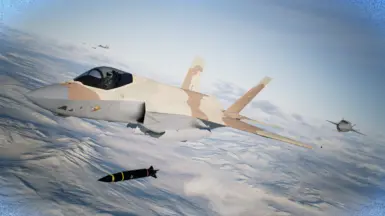 F-35C Releasing EW1 Mako Backed by Wingman UAV (EW1 Mako for F-35C Mod)