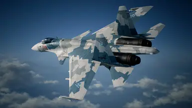 Su-37 -Azure Splinter '04- at Ace Combat 7: Skies Unknown Nexus - Mods ...