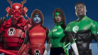 Green and Red Lanterns Skin Pack Mod - Mortal Kombat 11