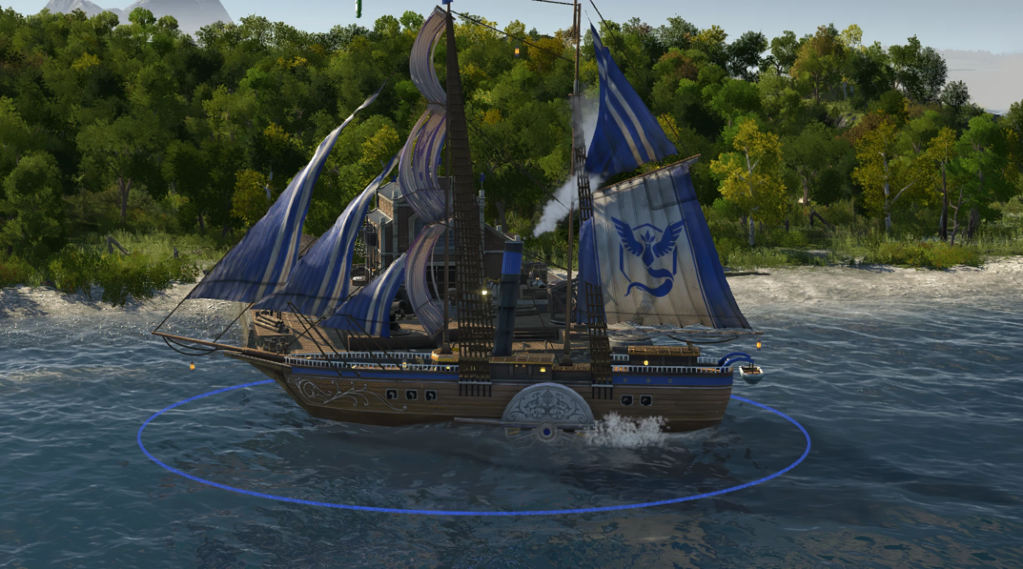 sailing ship anno 1404 silhouette