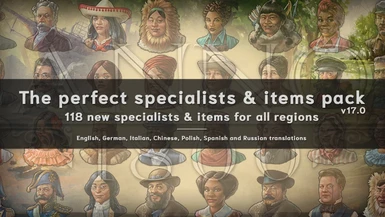 The perfect specialists and items pack