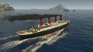 RMS Gigantania Day Rear