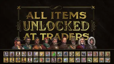 All items unlocked at traders