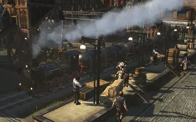 with Jakob's train from Railways Station mod