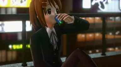 K-ON Yui Hirasawa as Kazuma Kiryu (Yakuza Kiwami 2 Model Swap and Sega Sound Swap)