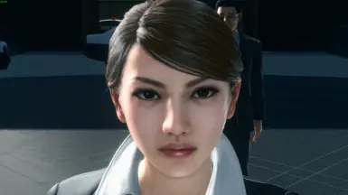 Even her original hair model was clipping though her ear